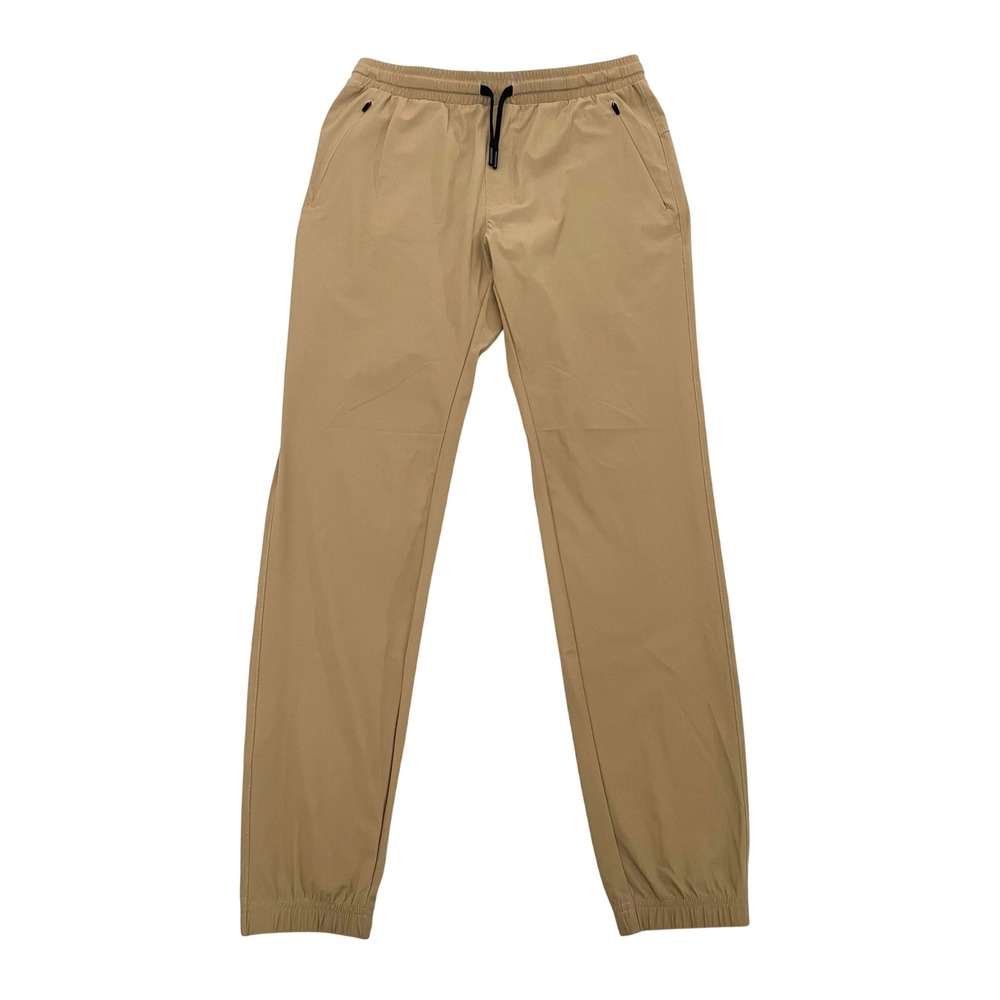 UNRL Golf Jogger Pants Men's Small Tan Performance Stretch Wicking Lightweight